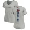 Women's Ja'Quan McMillian Backer V-Neck T-Shirt - Ash