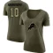 Women's Jared Abbrederis Legend Salute to Service Scoop Neck T-Shirt - Olive