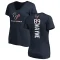 Women's Jared Wayne Backer Slim Fit T-Shirt - Navy