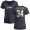 Women's Jaret Patterson Name & Number Slim Fit V-Neck T-Shirt - Navy