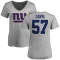 Women's Jarrad Davis Name & Number Slim Fit T-Shirt - Ash