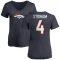 Women's Jarrett Stidham Name & Number Slim Fit T-Shirt - Navy