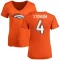 Women's Jarrett Stidham Name & Number Slim Fit T-Shirt - Orange