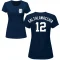 Women's Jarrod Saltalamacchia Name & Number T-Shirt - Navy