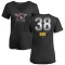 Women's Jason Bay Midnight Mascot V-Neck T-Shirt - Black