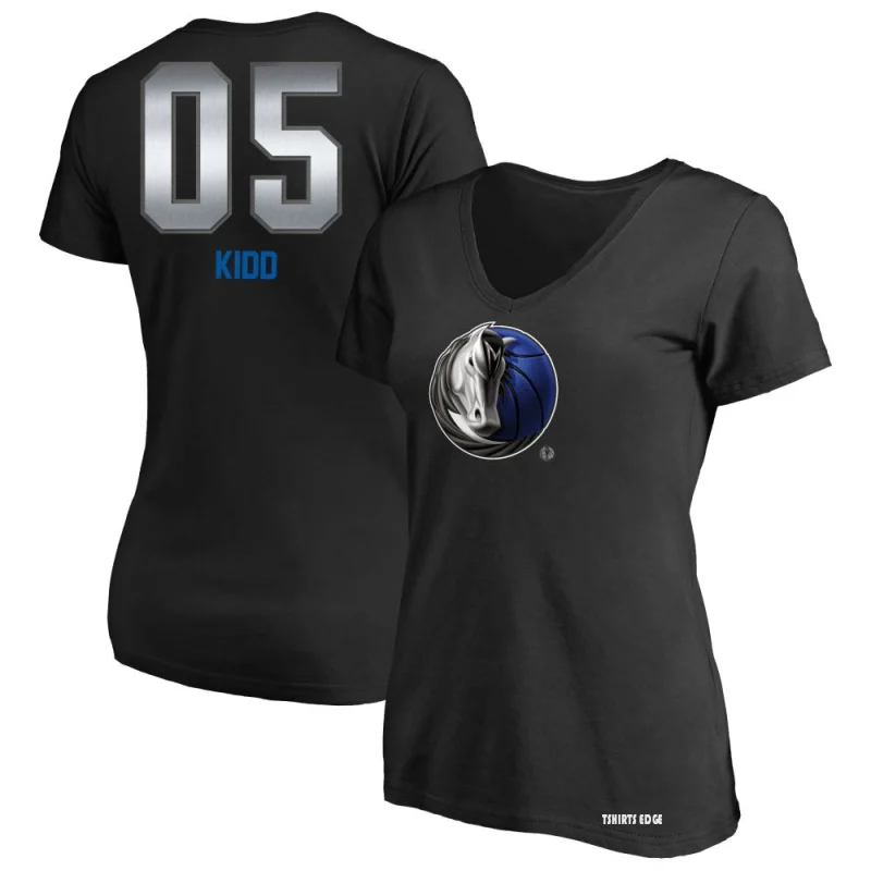 Jason Kidd Midnight Mascot T-Shirt - Black - Tshirtsedge
