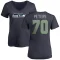 Women's Jason Peters Name & Number Slim Fit T-Shirt - Navy