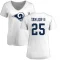 Women's Jason Taylor II Name & Number Slim Fit T-Shirt - White