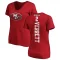 Women's Jason Verrett Backer Slim Fit T-Shirt - Red