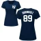 Women's Jasson Dominguez Name & Number T-Shirt - Navy