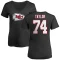 Women's Jawaan Taylor Name & Number Slim Fit T-Shirt - Black