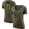 Women's Ja'Wuan James Legend Salute to Service Scoop Neck T-Shirt - Olive