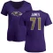 Women's Ja'Wuan James Name & Number V-Neck T-Shirt - Purple