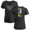 Women's Jay Bell Midnight Mascot V-Neck T-Shirt - Black