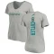 Women's Jay Cutler Backer V-Neck T-Shirt - Ash