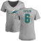 Women's Jay Cutler Name & Number Slim Fit T-Shirt - Ash