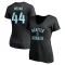 Women's Jaycob Megna Name & Number Victory Arch T-Shirt - Black