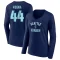 Women's Jaycob Megna Name & Number Victory Arch T-Shirt - Navy