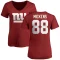 Women's Jaydon Mickens Name & Number Slim Fit T-Shirt - Red