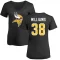 Women's Jaylin Williams Name & Number Slim Fit T-Shirt - Black