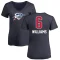 Women's Jaylin Williams Name and Number Banner Wave V-Neck T-Shirt - Navy