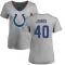 Women's Jaylon Jones Name & Number Slim Fit T-Shirt - Ash