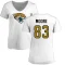 Women's Jaylon Moore Name & Number Slim Fit T-Shirt - White