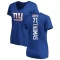 Women's Jaylon Thomas Backer Slim Fit T-Shirt - Royal