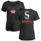 Women's Jeff Bagwell Midnight Mascot V-Neck T-Shirt - Black