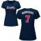 Women's Jeff Burroughs Name & Number T-Shirt - Navy