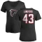 Women's Jeremy Langford Name & Number Slim Fit T-Shirt - Black