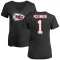 Women's Jerick McKinnon Name & Number Slim Fit T-Shirt - Black