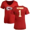 Women's Jerick McKinnon Name & Number Slim Fit T-Shirt - Red