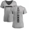 Women's Jermaine Eluemunor Backer V-Neck T-Shirt - Ash