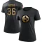 Women's Jerome Bettis 2020 Salute To Service Performance T-Shirt - Black