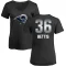 Women's Jerome Bettis Midnight Mascot T-Shirt - Black