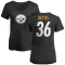 Women's Jerome Bettis Name & Number Slim Fit T-Shirt - Black