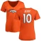 Women's Jerry Jeudy Name & Number Slim Fit T-Shirt - Orange