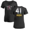 Women's Jerry Reuss Midnight Mascot V-Neck T-Shirt - Black