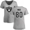 Women's Jerry Rice Name & Number Slim Fit T-Shirt - Ash