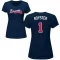 Women's Jerry Royster Name & Number T-Shirt - Navy