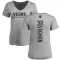 Women's Jesper Vikman Backer Slim Fit V-Neck T-Shirt - Heathered Gray