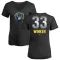 Women's Jesse Winker Midnight Mascot V-Neck T-Shirt - Black