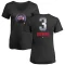 Women's Jeter Downs Midnight Mascot V-Neck T-Shirt - Black