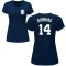 Women's Jim Bunning Name & Number T-Shirt - Navy