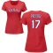 Women's Jim Fregosi Name & Number T-Shirt - Red