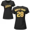 Women's Jim Mudcat Grant Name & Number T-Shirt - Black