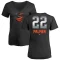 Women's Jim Palmer Midnight Mascot V-Neck T-Shirt - Black