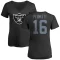 Women's Jim Plunkett Name & Number Slim Fit T-Shirt - Black