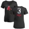 Women's Jimmie Foxx Midnight Mascot V-Neck T-Shirt - Black